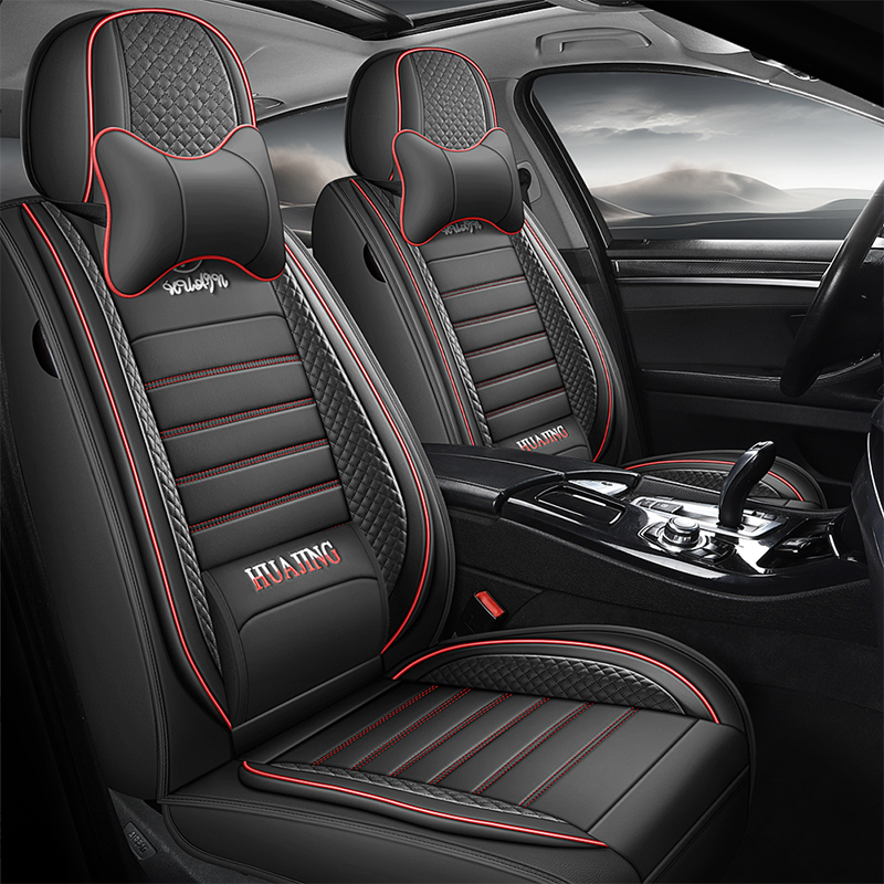 汽车座套5座小轿车四季通用SUV全包围座椅套坐垫耐磨皮革冰丝新款