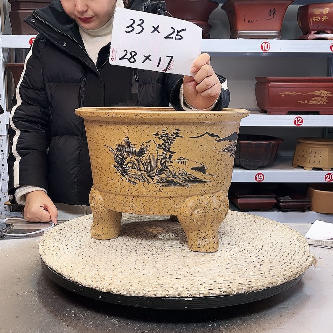 紫砂花盆紫砂花盆