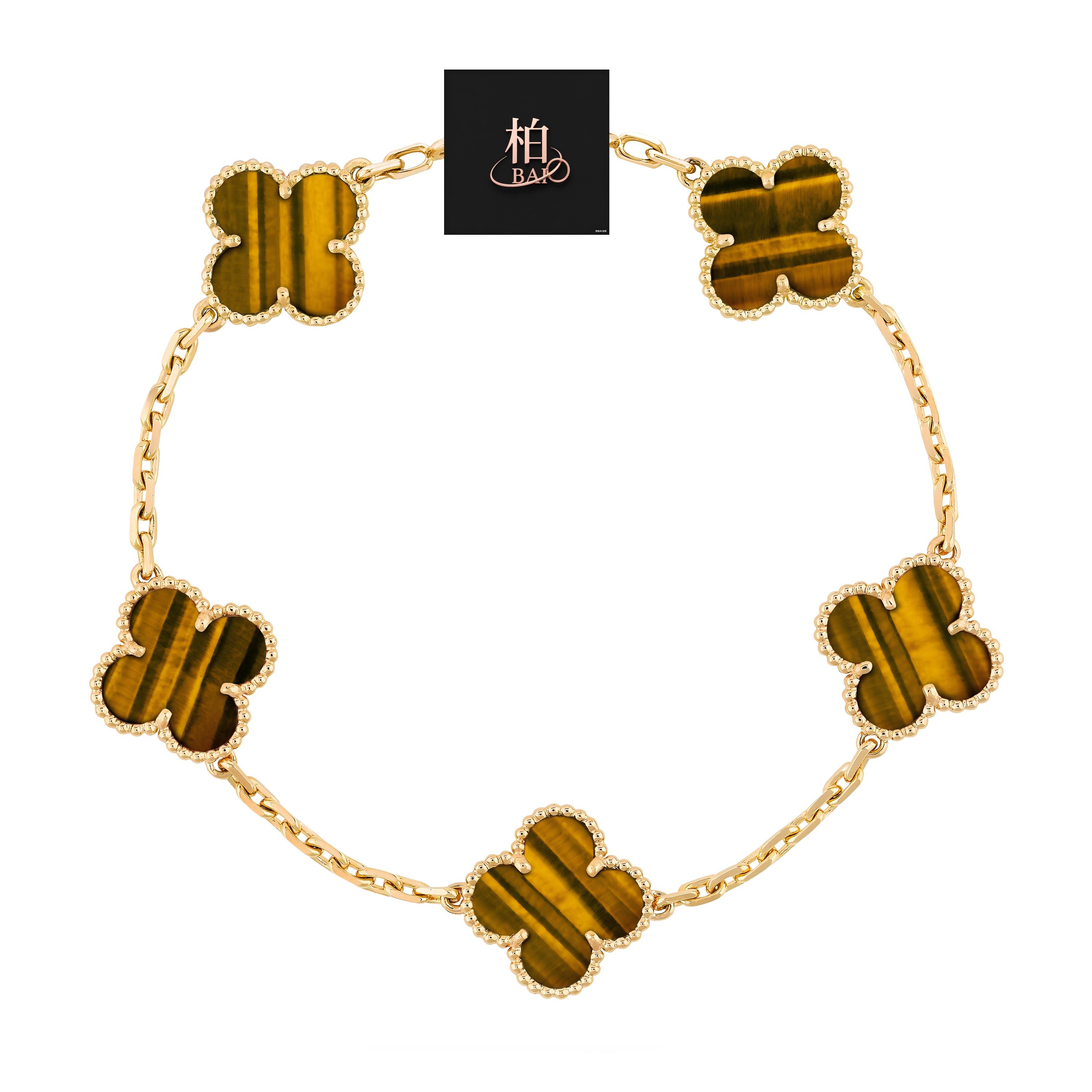 925银手链 S925 S925银虎虎眼眼+五花手链