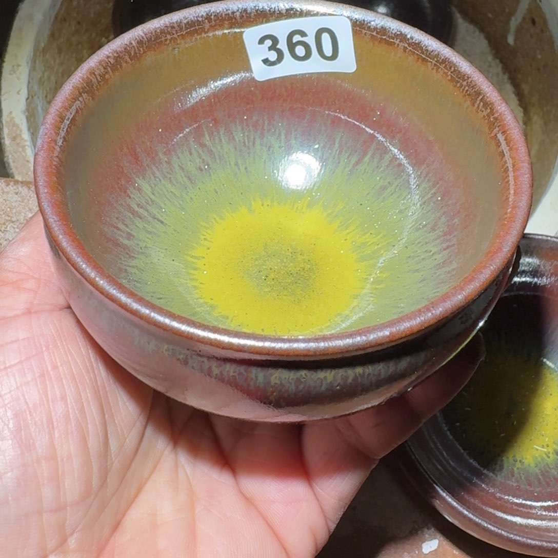 小雨茶盏，手工柴烧，