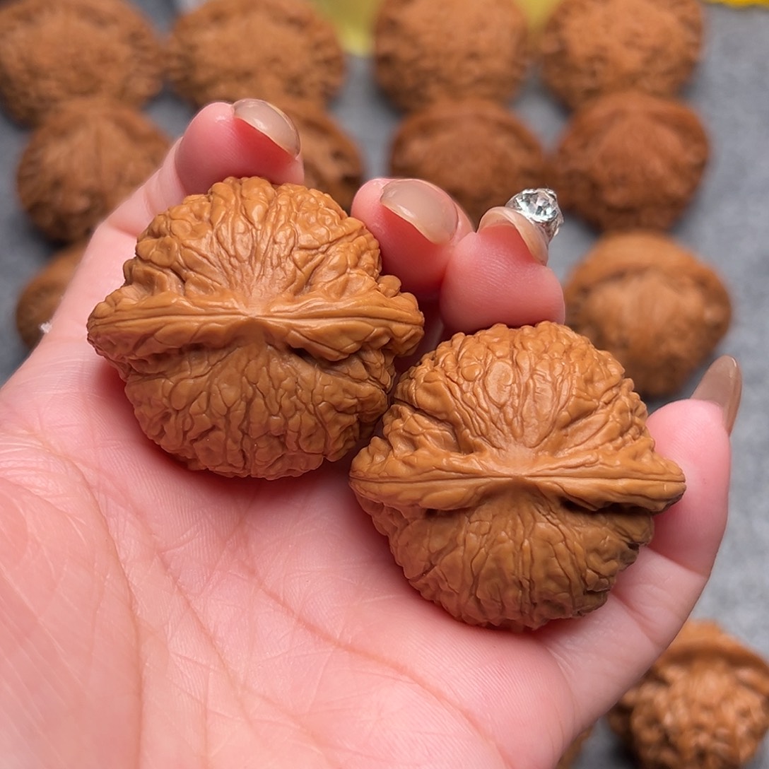 把件文玩核桃精品粗棱乾隆磨40+全品毕业款