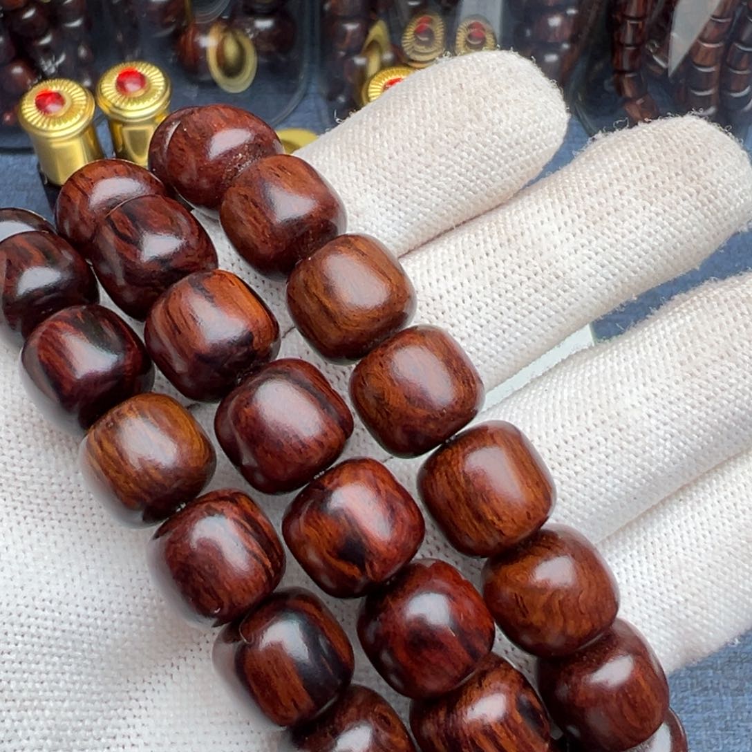 木海南红降花梨公1.2老型黑金满纹体验款