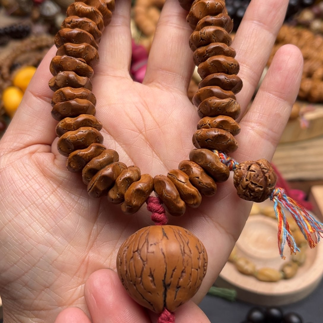 草珠菩提手串简****福菩提