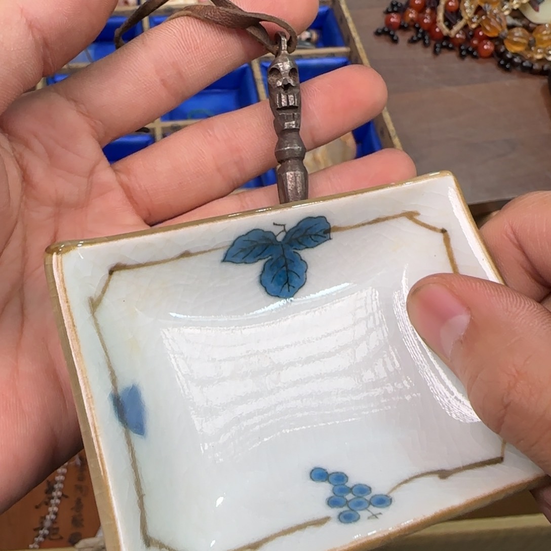 陶瓷孤品单件车里拍