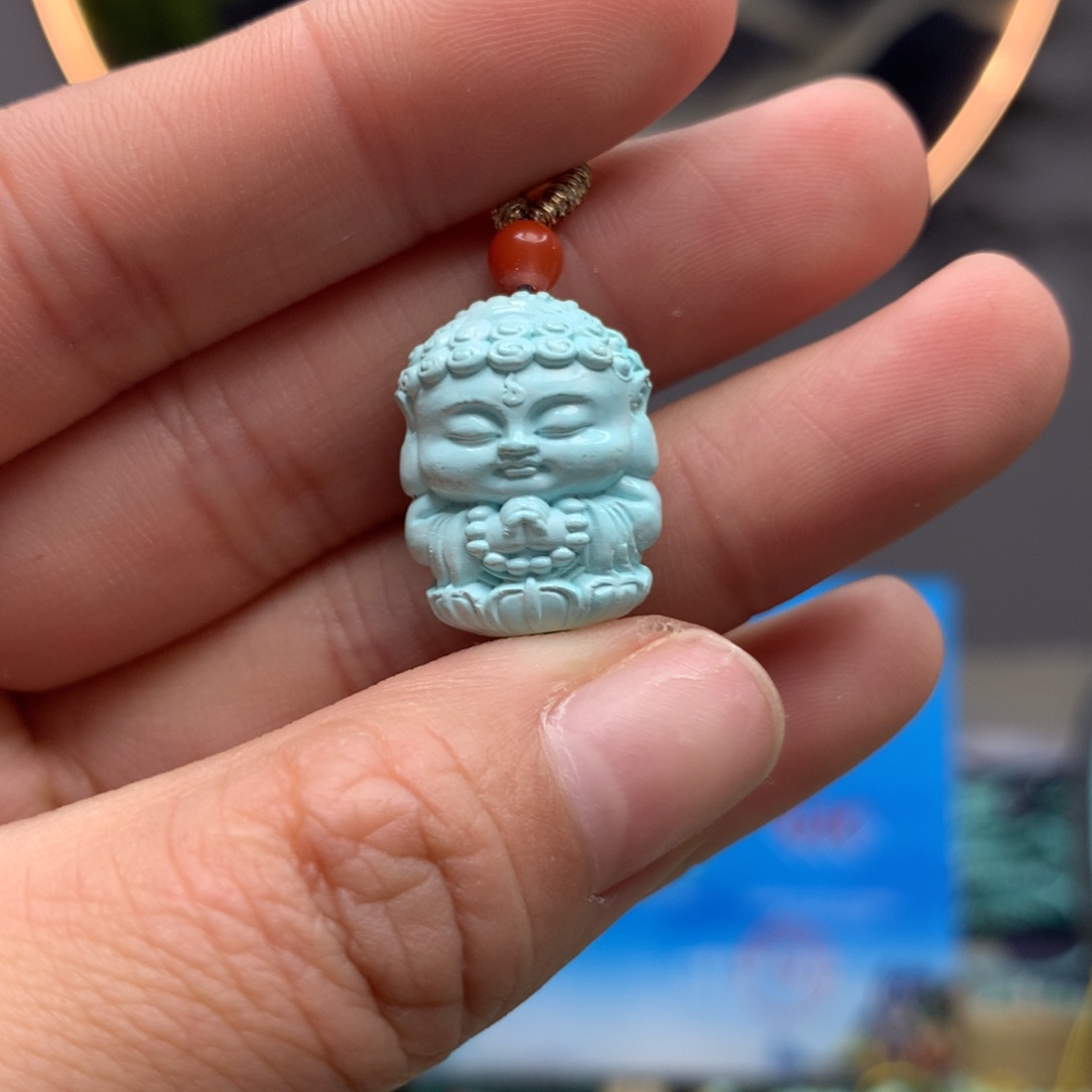 绿松石挂件未镶嵌