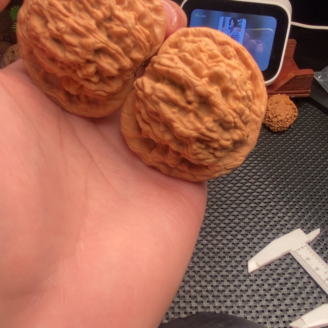 吊坠文玩核桃金****换虎头