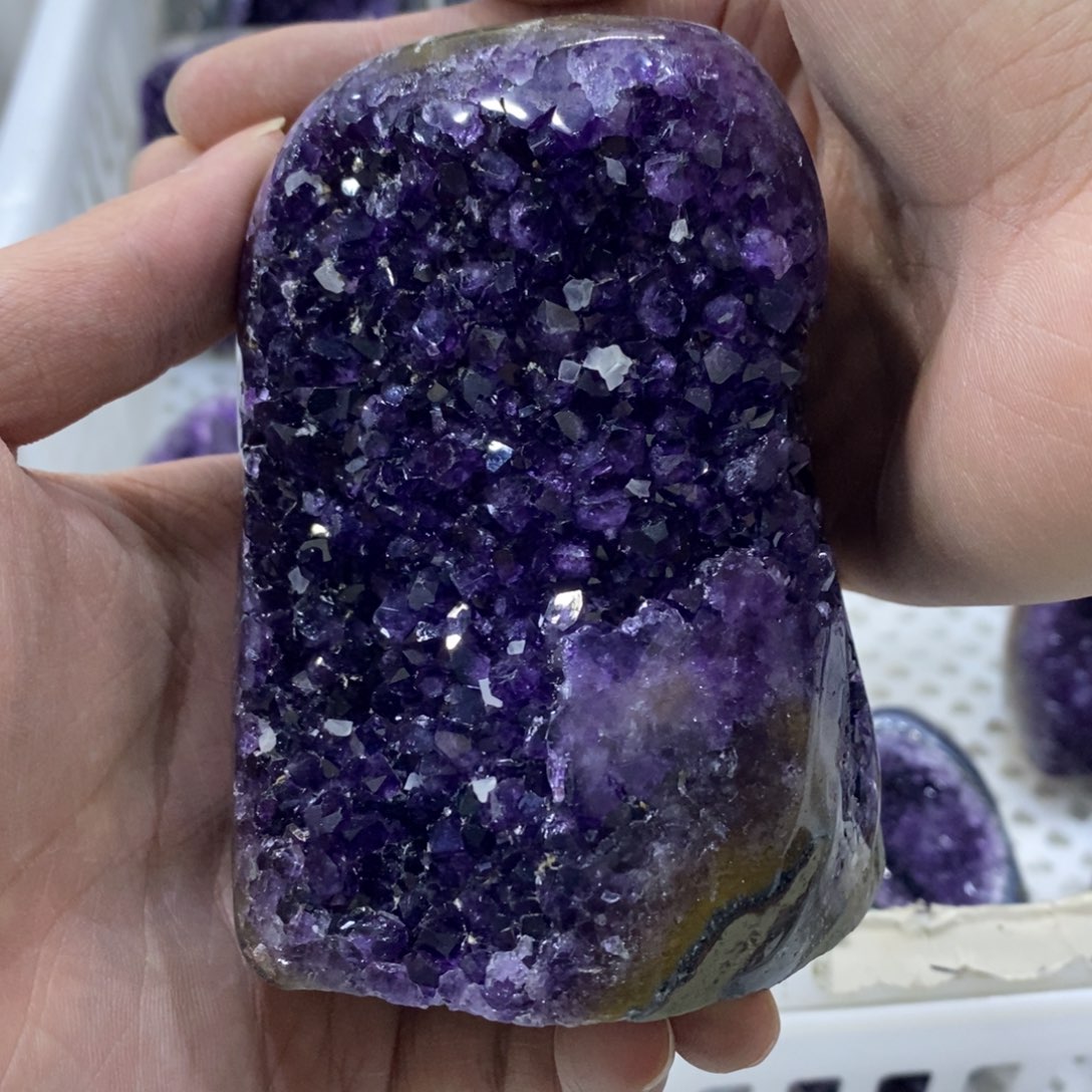 紫晶摆件摆件未镶嵌