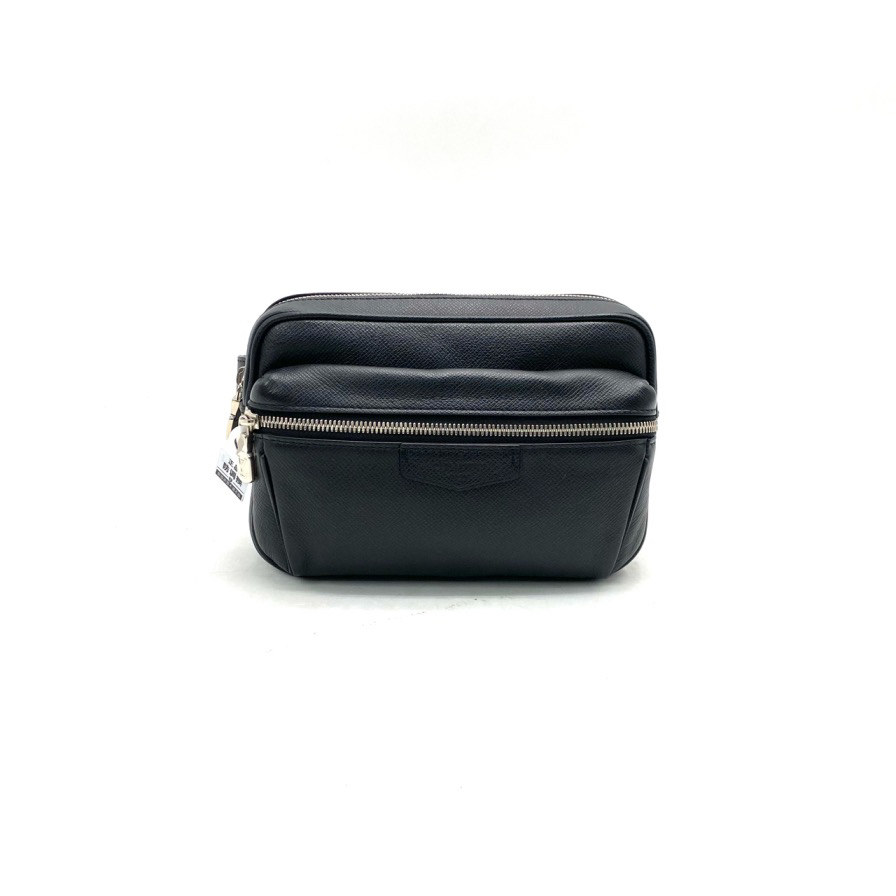 95新 LouisVuitton/路易威登 outdoor黑色胸包斜挎包 尺寸21/15