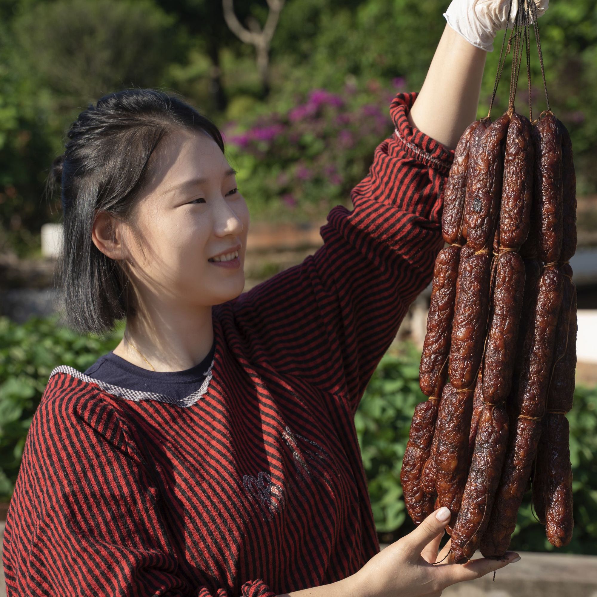 【麻辣香肠】四川特产麻辣腊肠正宗农家烟熏风干川味重庆辣肠