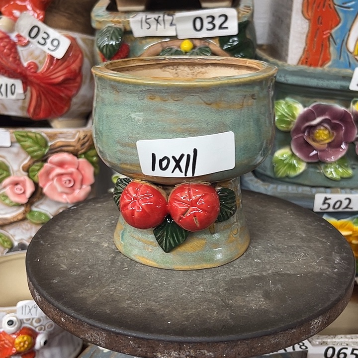 粗陶材质多肉花盆