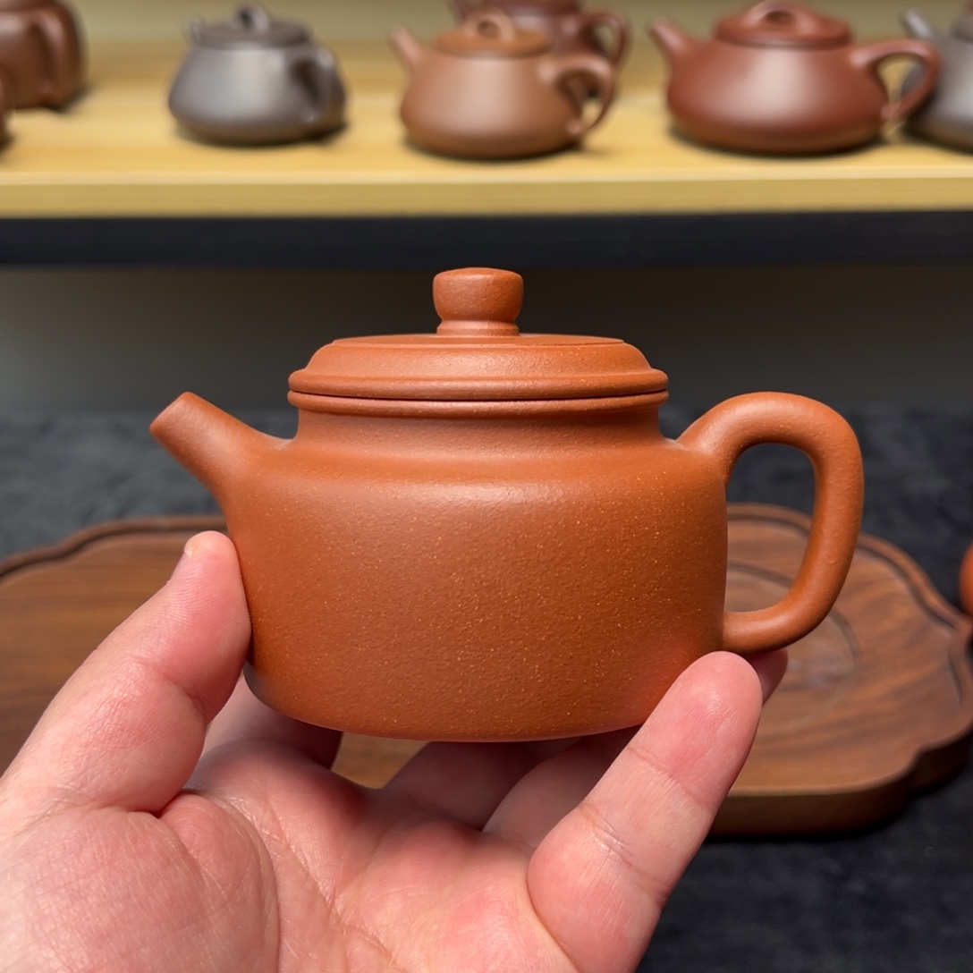 茶壶紫砂200cc红降坡德钟
