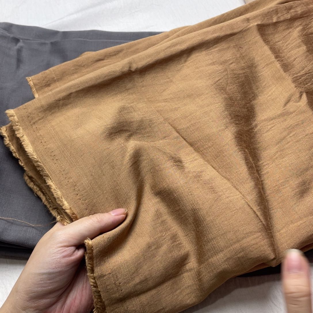 混纺卡其色2米。     