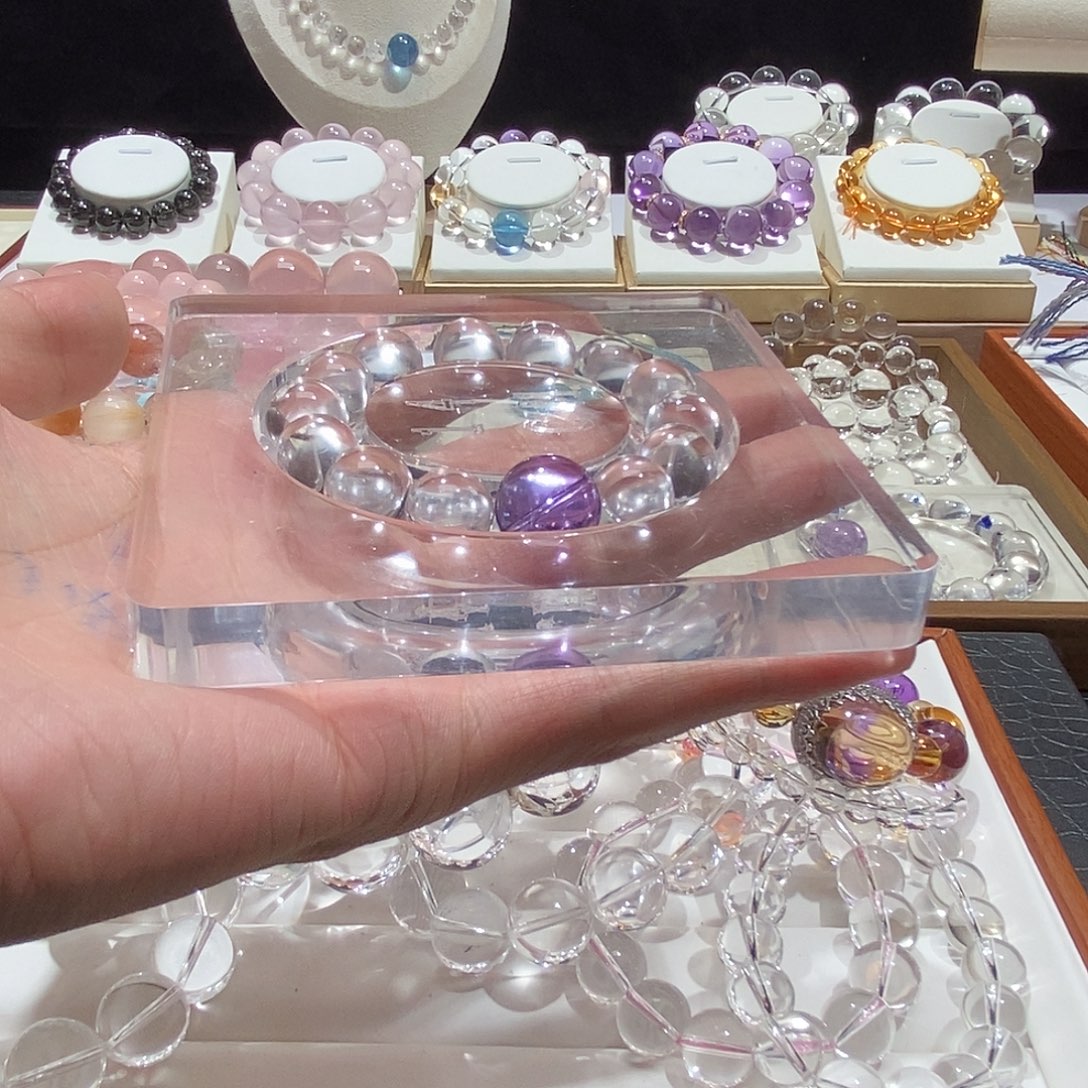 未镶嵌手链水晶12+14