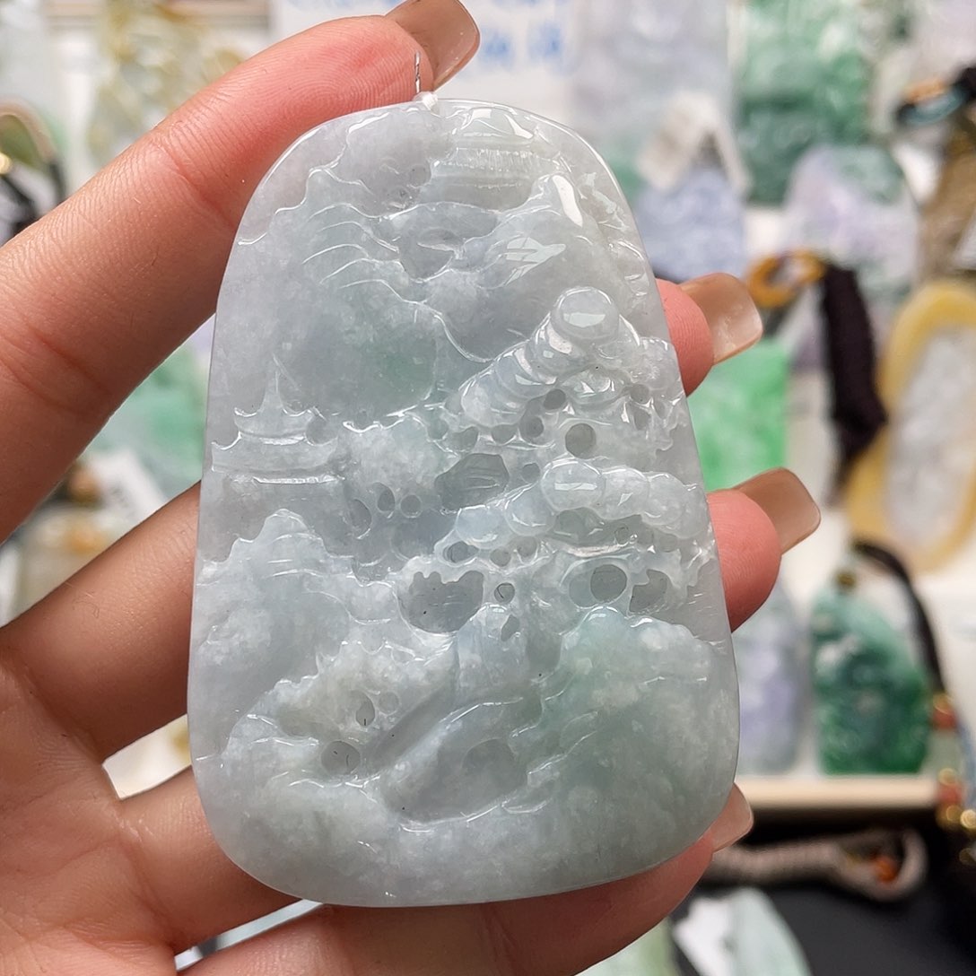 翡翠吊坠(不含链)未镶嵌