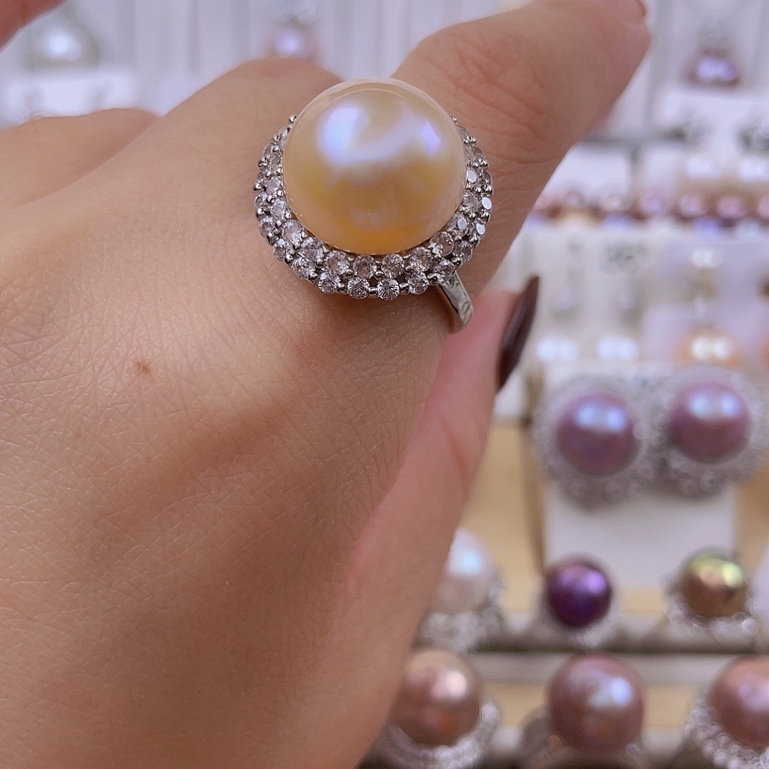 淡水珍珠未镶嵌戒指