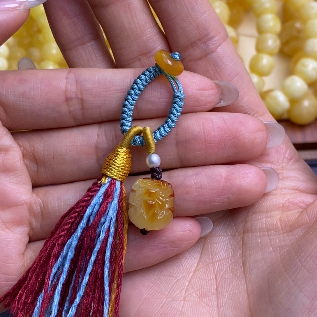 未镶嵌颈饰琥珀琥珀蜜蜡