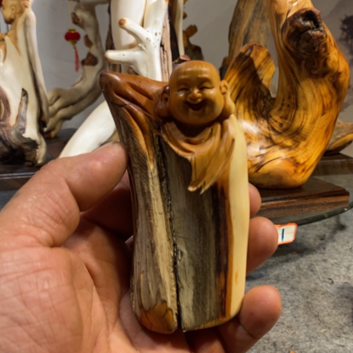 【闪购商品】柏木（崖柏）根雕木雕工艺品摆件家居装饰手把件