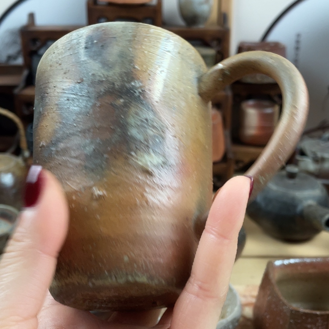 备前烧马克杯备前烧