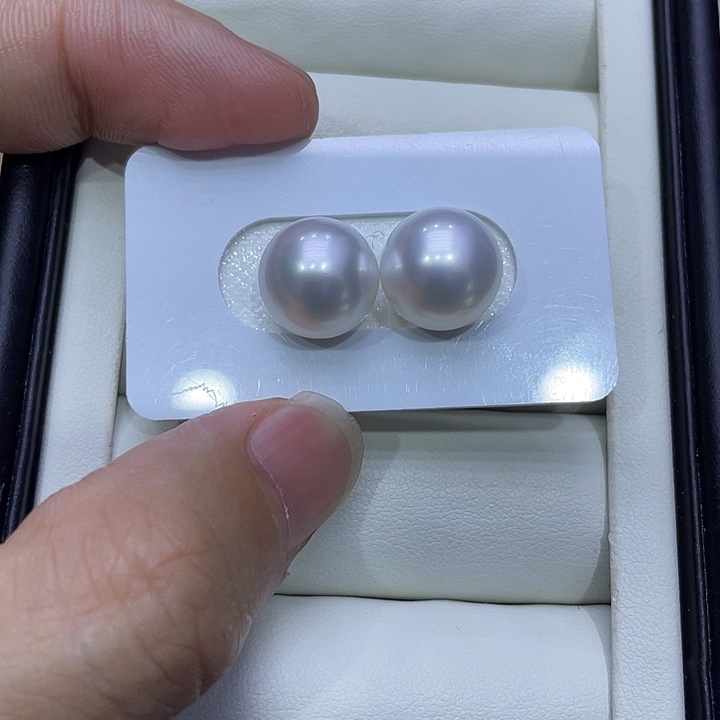 心***，海水珍珠裸珠一对海水澳白维纳斯对珠