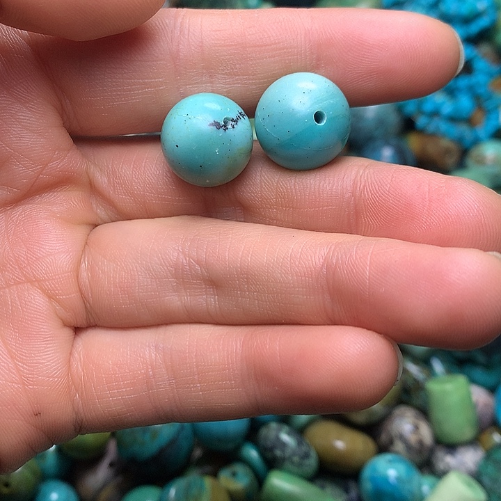 莱***电木质不锈钢高瓷蓝圆珠