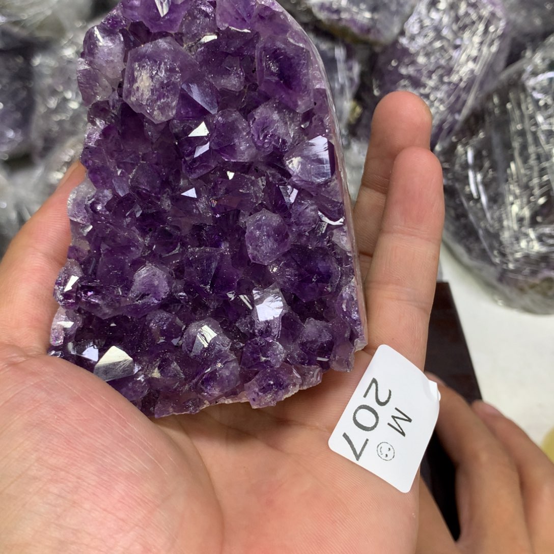 紫晶摆件未镶嵌水晶