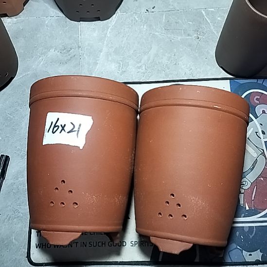 紫砂红泥三线两个