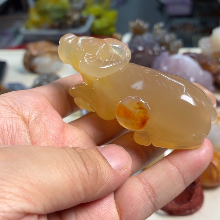 玛瑙/玉髓未镶嵌吊坠(不含链)