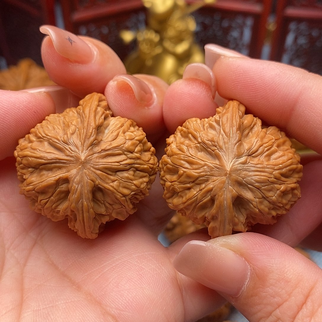 把件文玩核桃36全品毕业山地磨