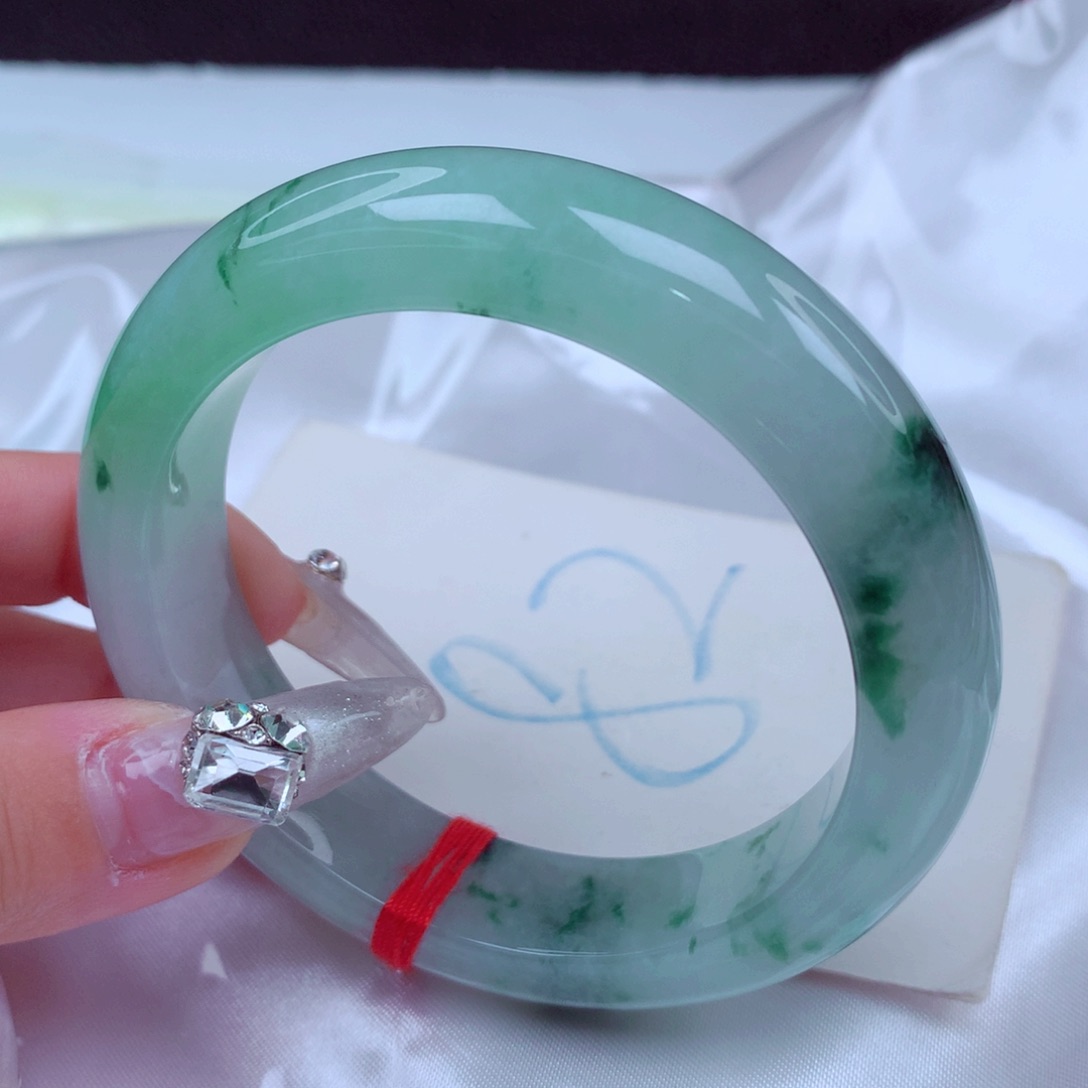 翡翠手镯未镶嵌天然缅甸翡翠A货手镯