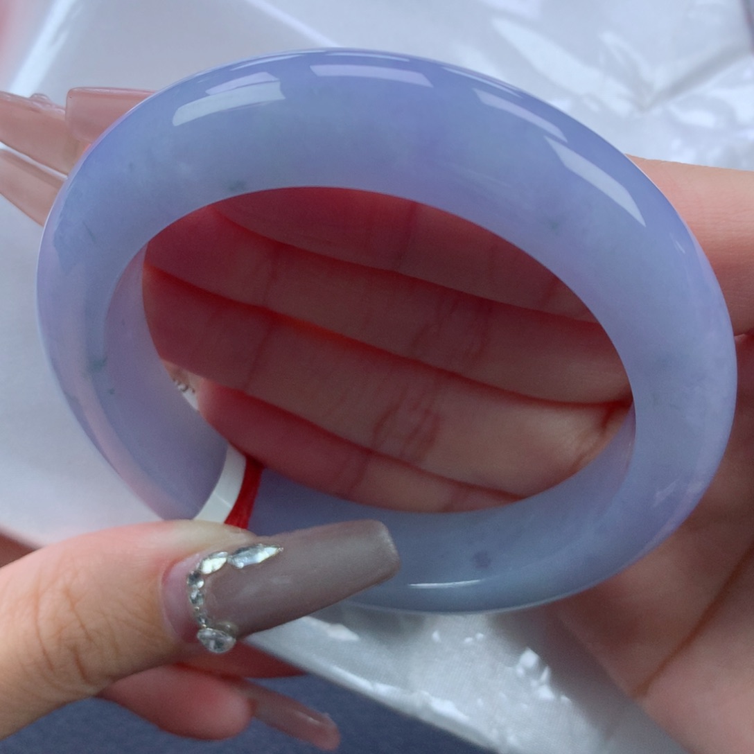 翡翠手镯未镶嵌55.7正圈