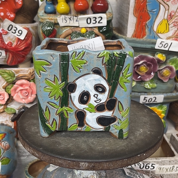 粗陶材质多肉花盆