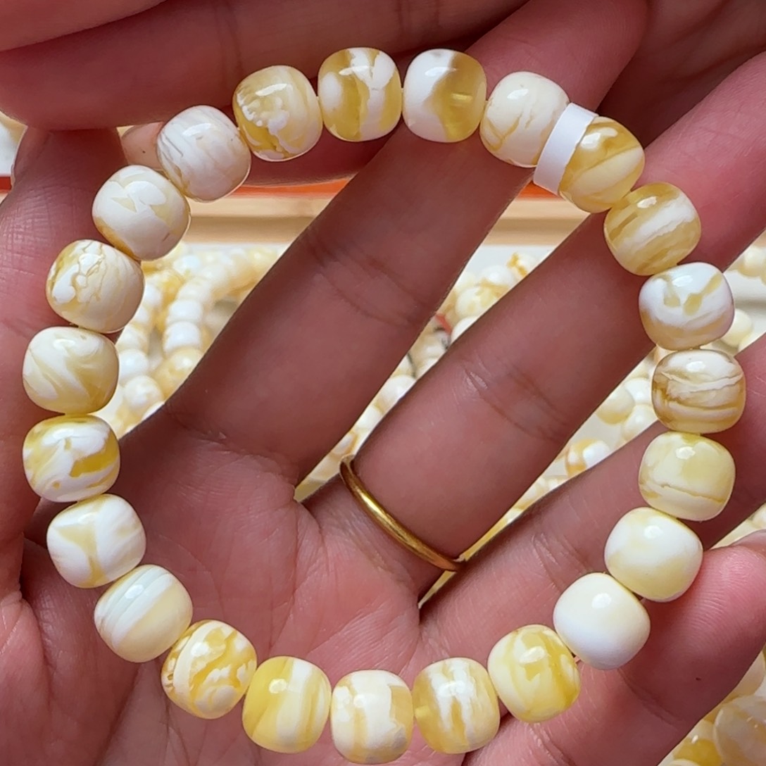 琥珀手链未镶嵌蜜蜡