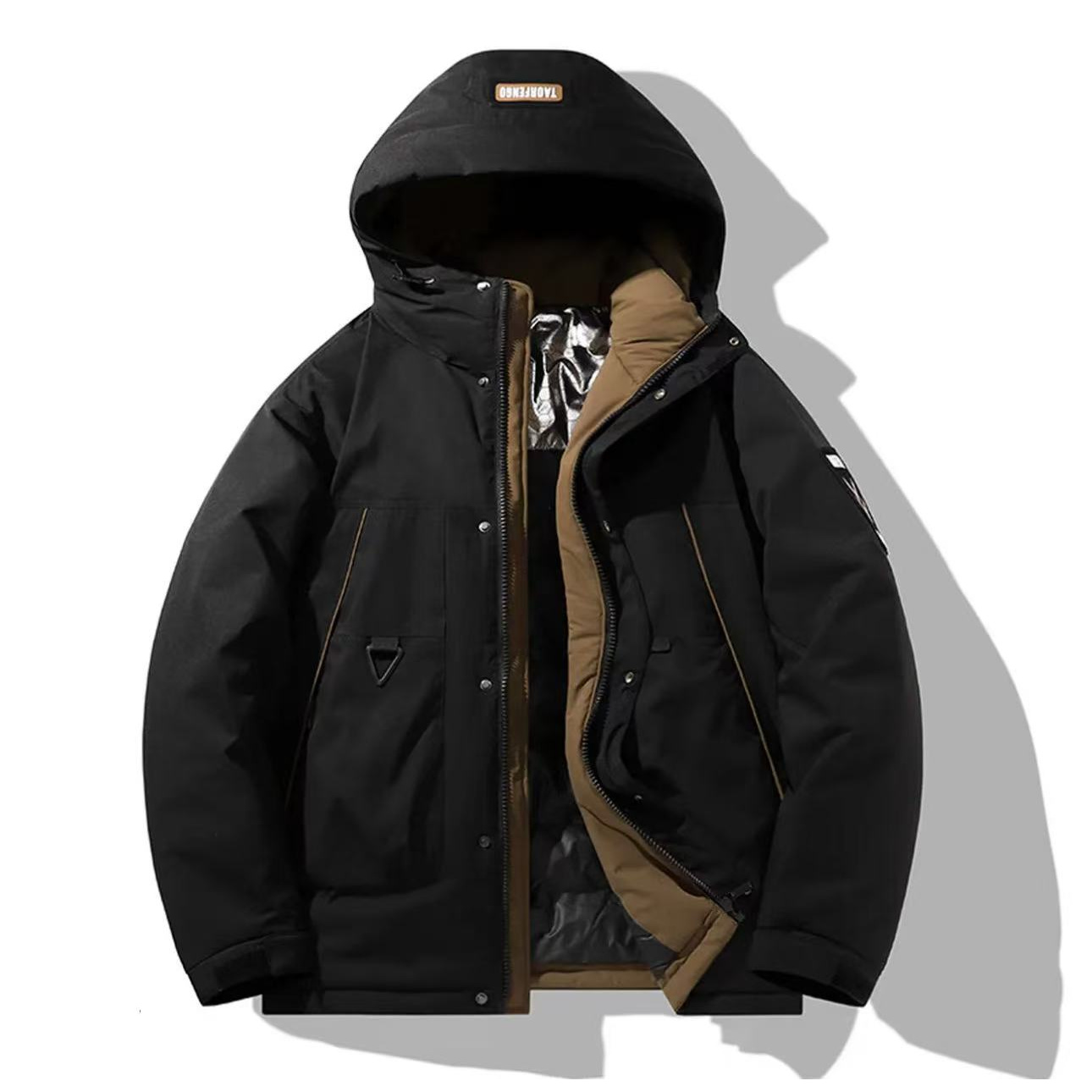 90鹅+银离子石墨烯分仓秋冬加厚防水滑雪服外套2337