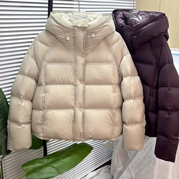 2025冬季新款棉服女短款连帽宽松加厚泡芙小个子面包服爆款厚外套