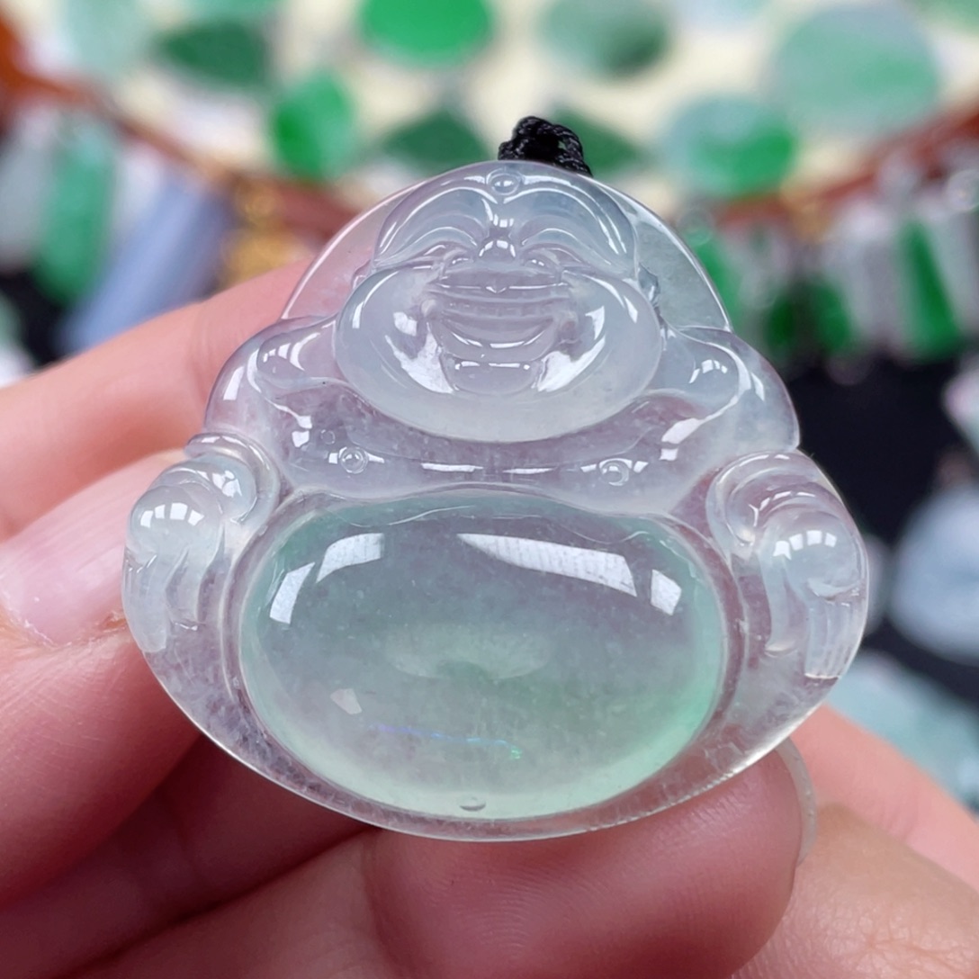 颈饰未镶嵌翡翠佛