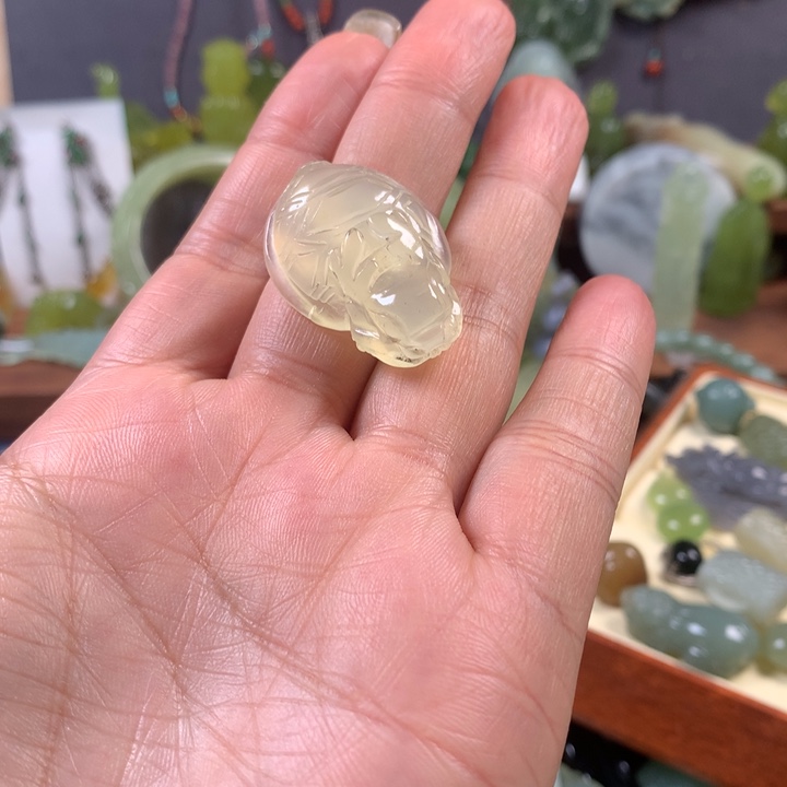 岫玉挂件未镶嵌挂件