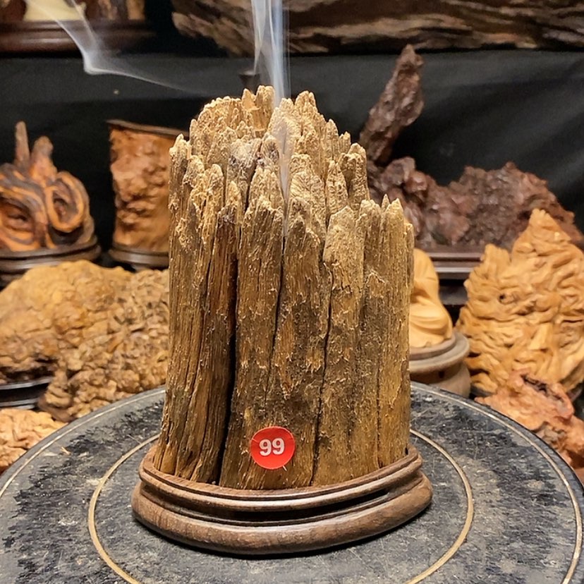 【闪购商品】99号风化荔枝木香炉