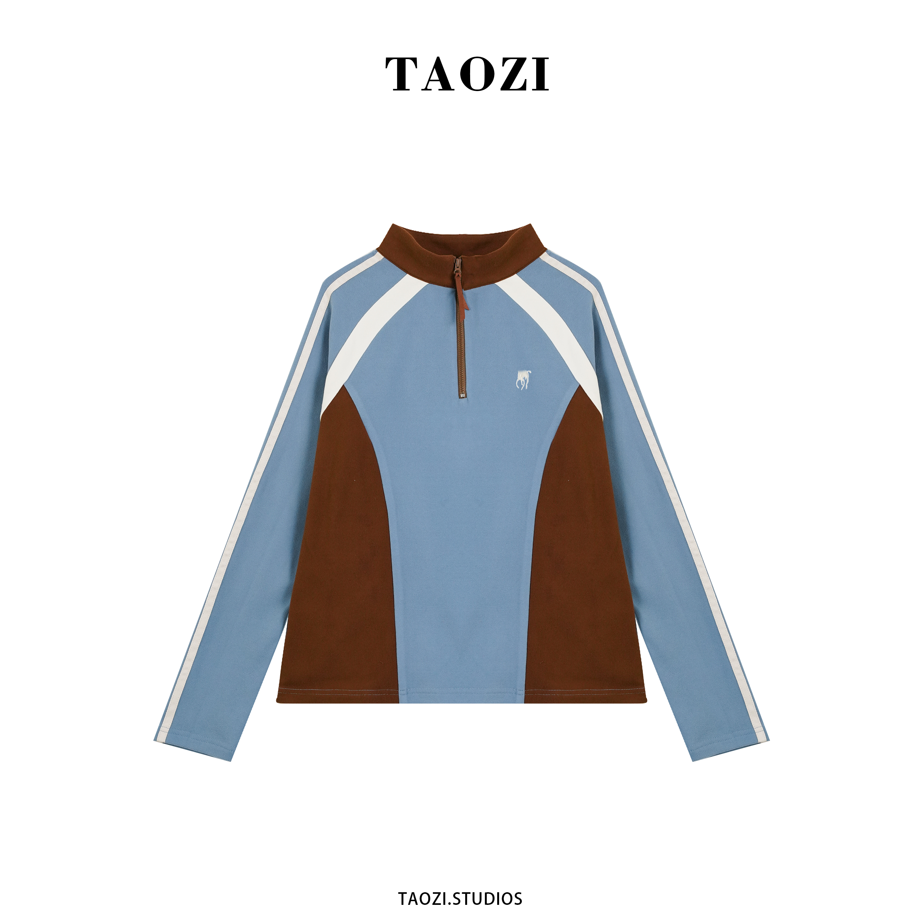 【汶汶】2025秋冬新款百搭加绒加厚长袖上衣TZD414