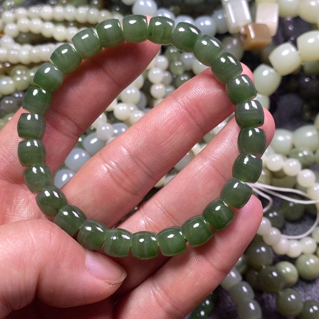 和田玉手链未镶嵌