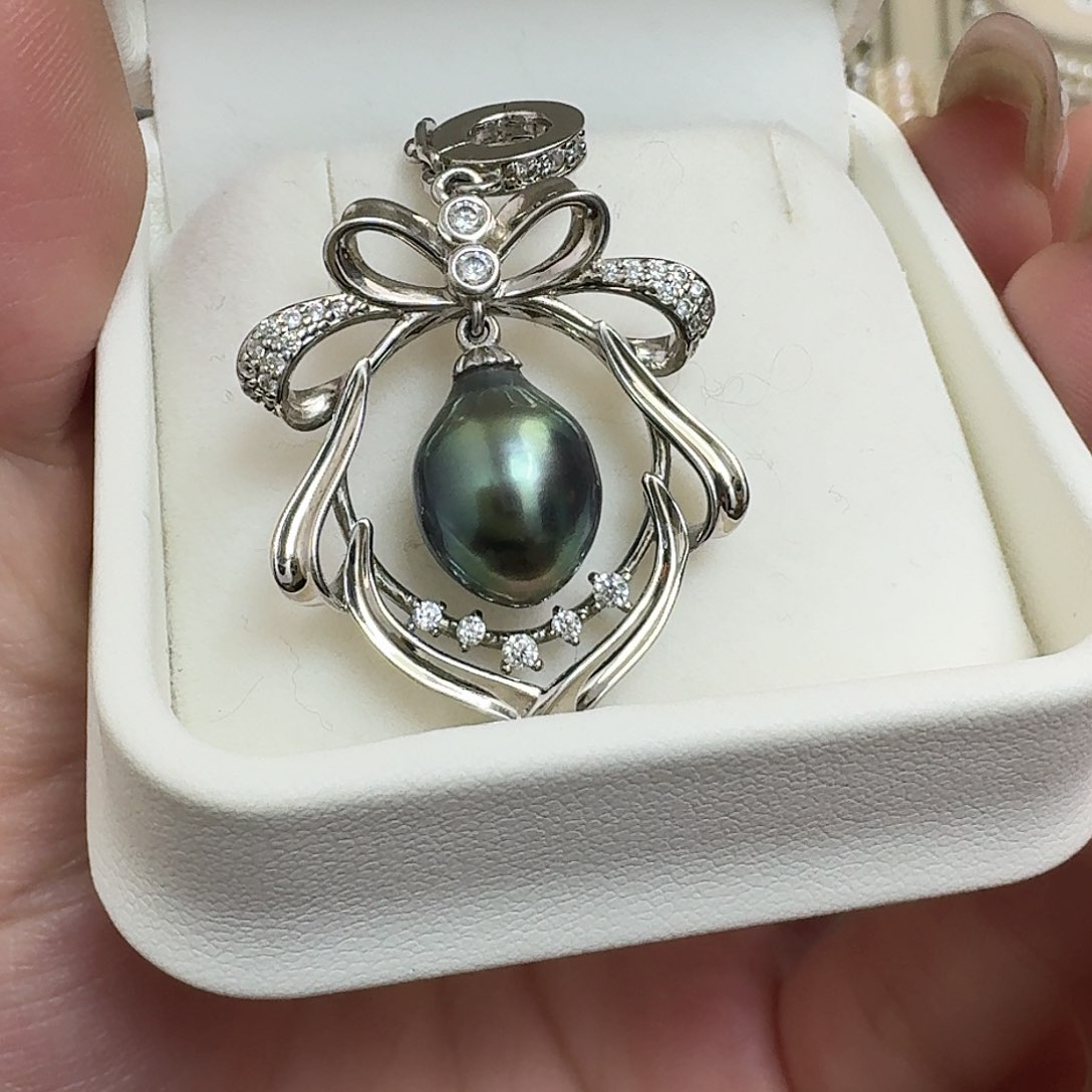 海水珍珠颈饰银S925镶嵌