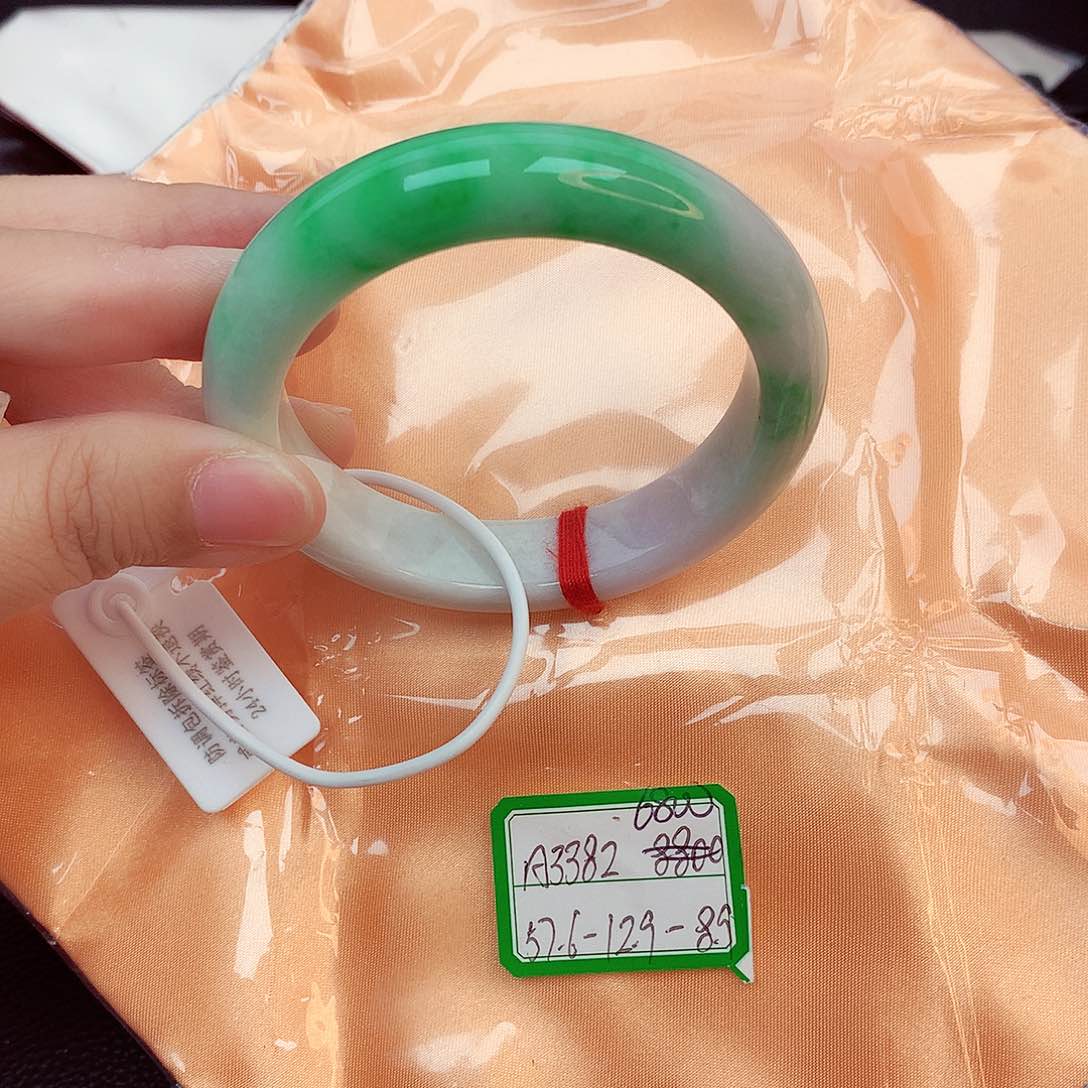 翡翠手镯未镶嵌天然缅甸翡翠A货