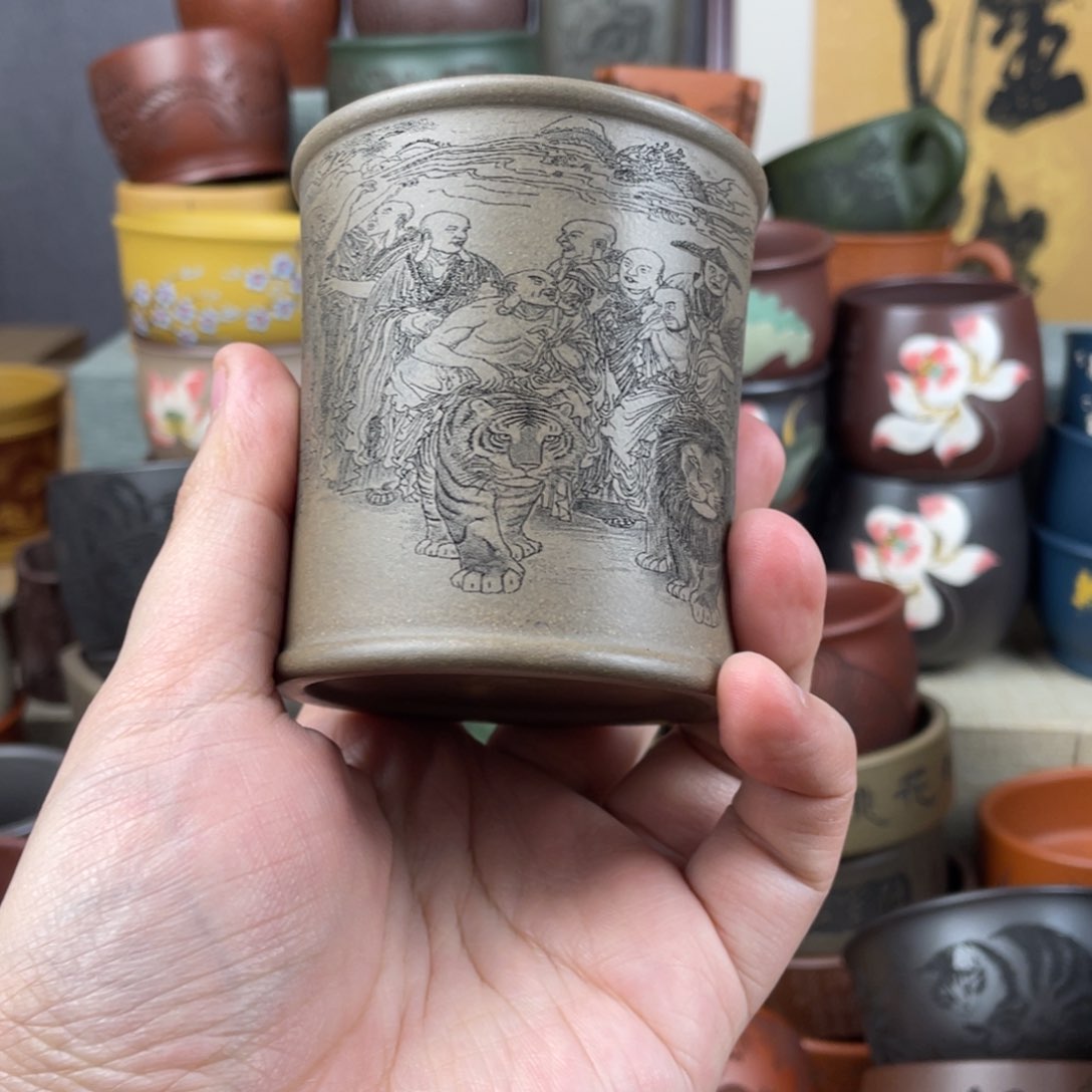紫砂茶杯紫砂茶杯