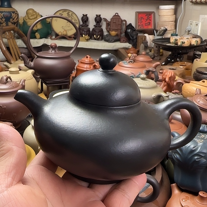 静***源紫泥茶壶原矿紫砂