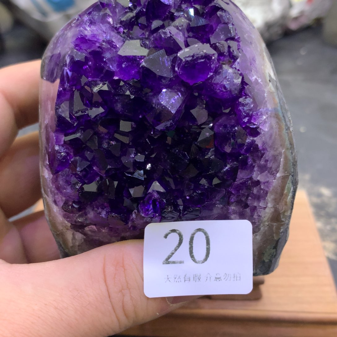 紫晶摆件未镶嵌紫晶紫晶20