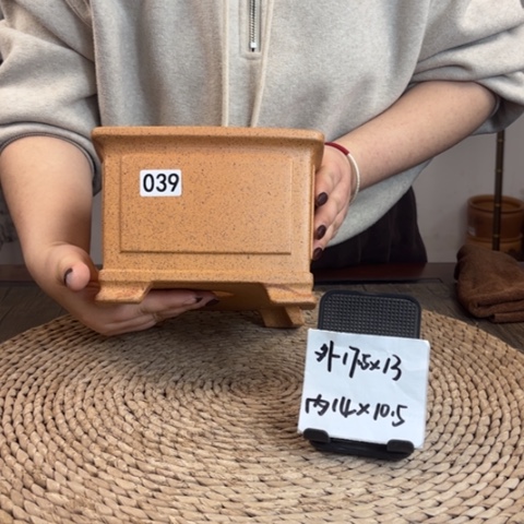 紫砂花盆柴烧升级奎面一颗印039