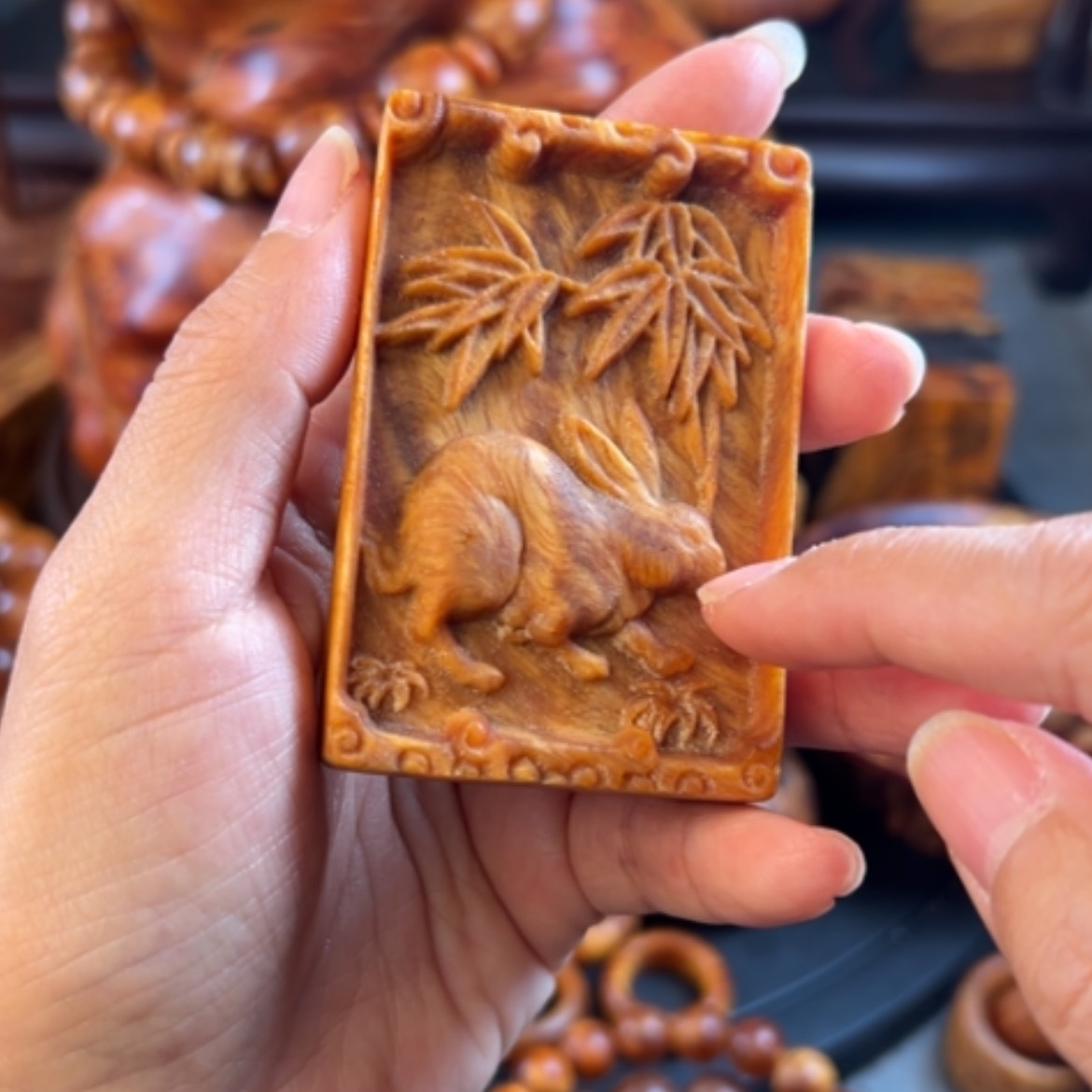 【闪购商品】松木（琥珀木）把件