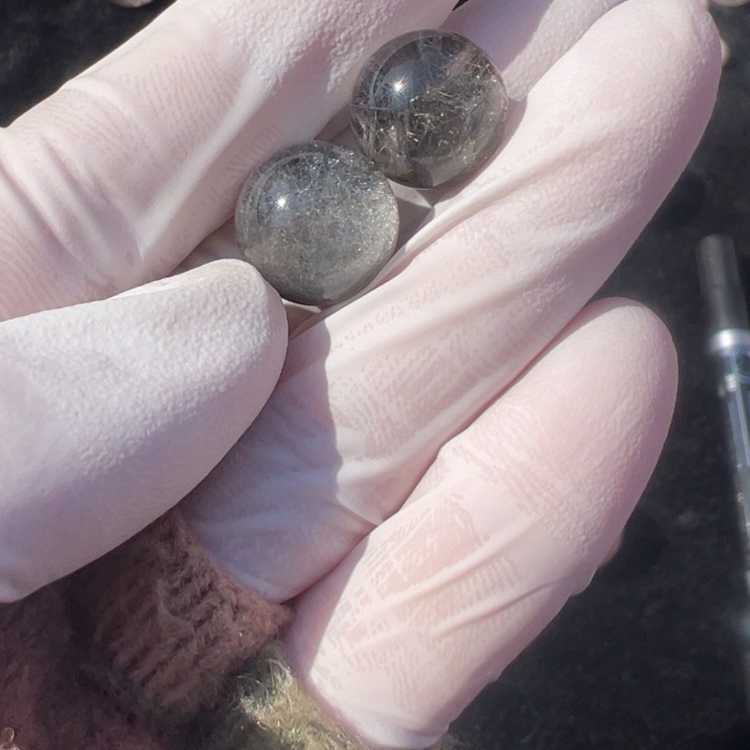 水晶发晶单珠12mm定制不退换未镶嵌R****n