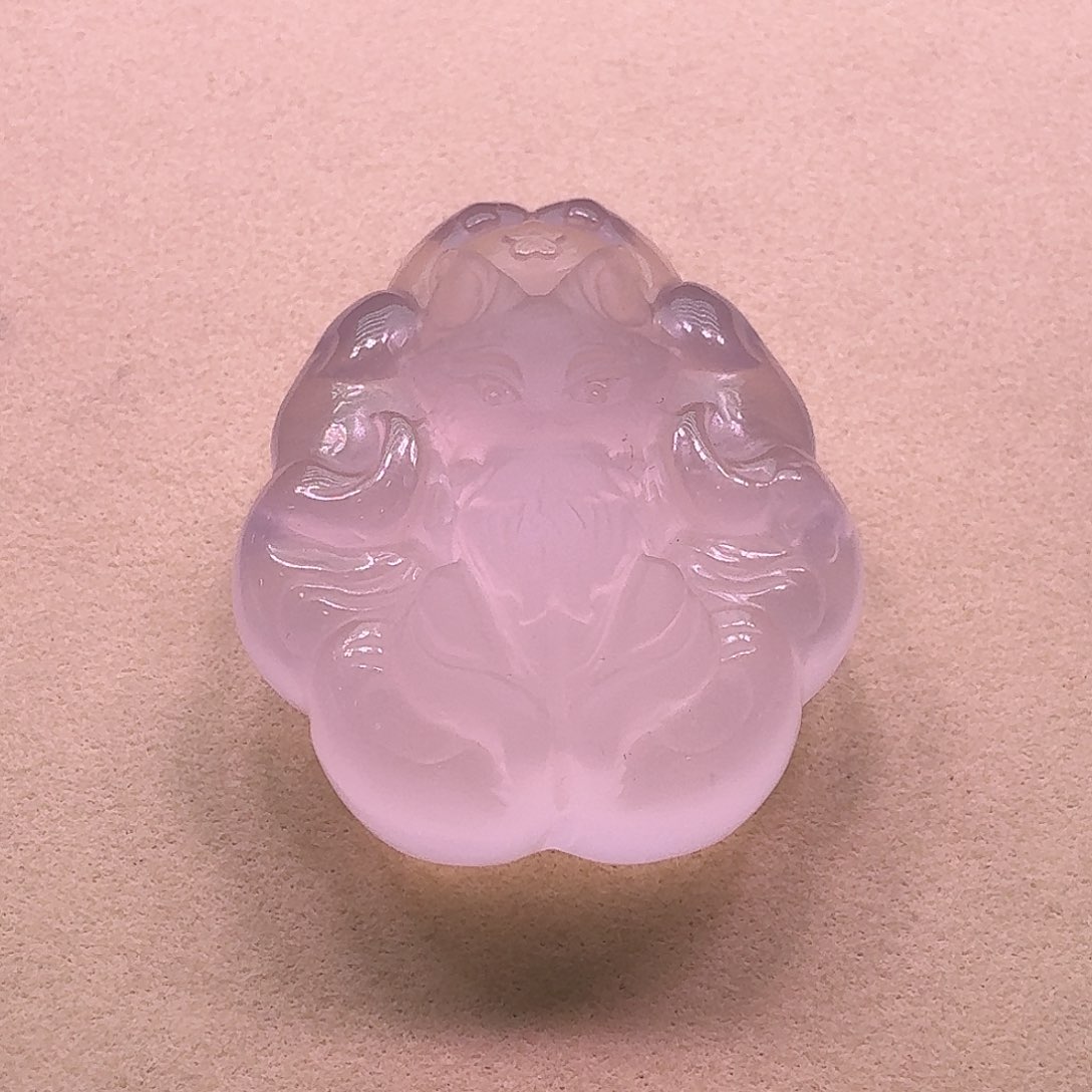 水晶颈饰未镶嵌天然水晶狐狐吊坠