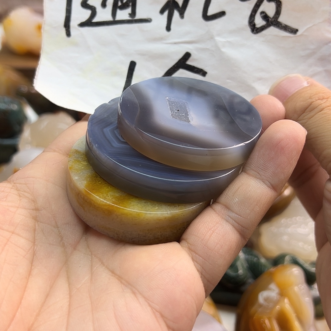 玛瑙/玉髓未镶嵌颈饰