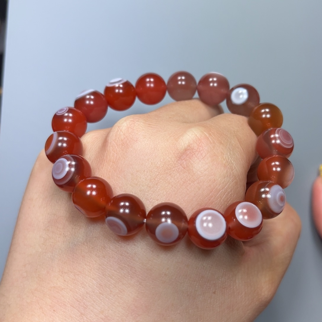 南红玛瑙天使之瞳11mm未镶嵌